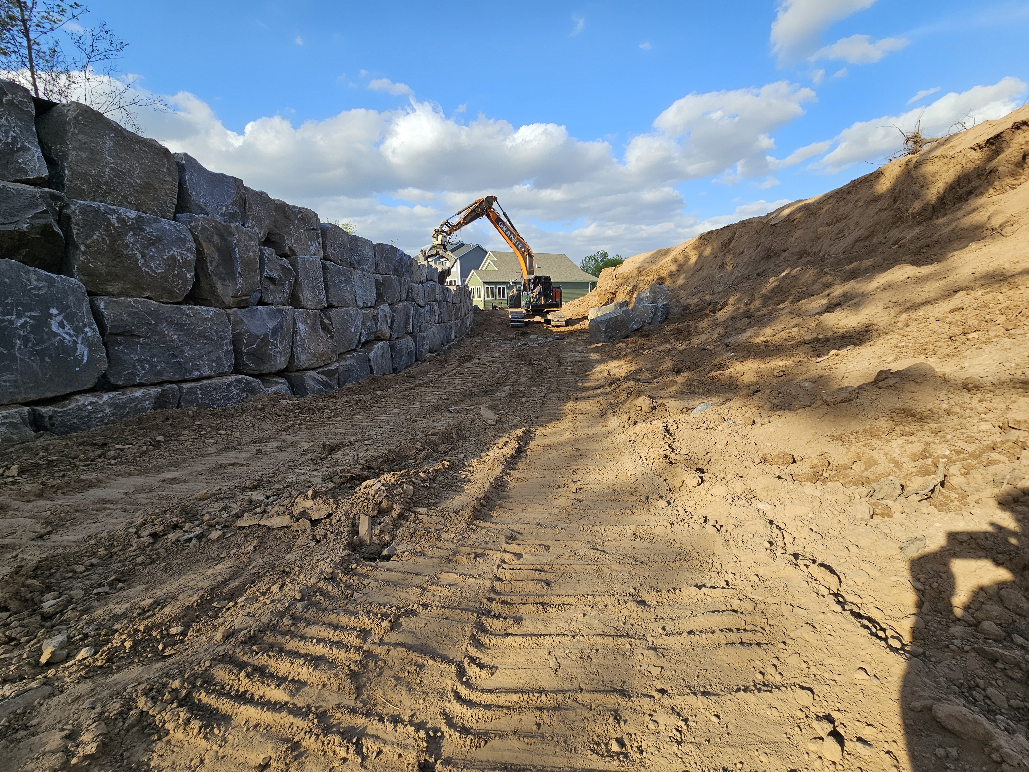 Featured retaining wall project