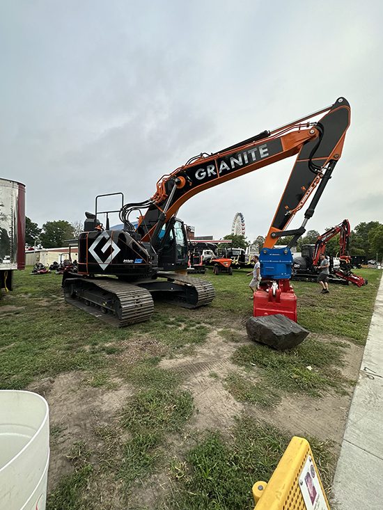 Equipment Excavator With Rotator 02 | Granite Companies MN
