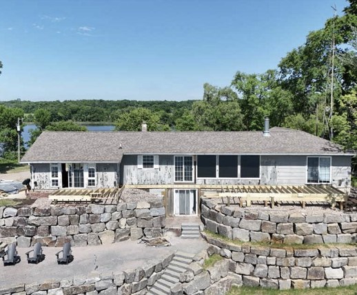 Shoreline after granite restoration | Granite Companies MN