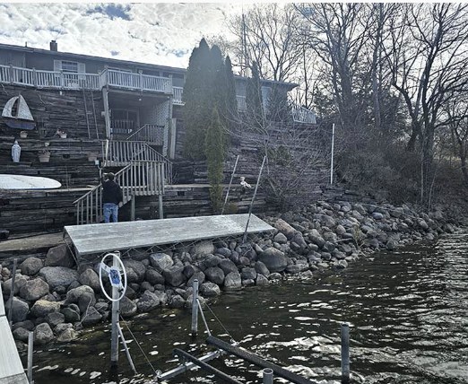 Shoreline before restoration | Granite Companies MN