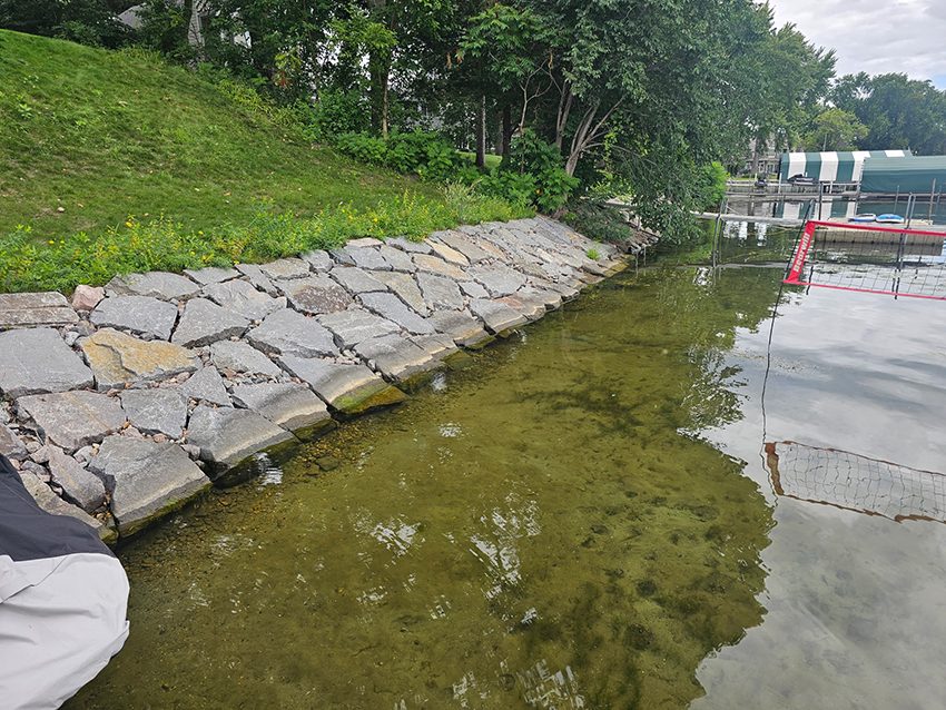 Shoreline Residential Flat Granite Shoreline Along A Lake 02 | Granite Companies MN
